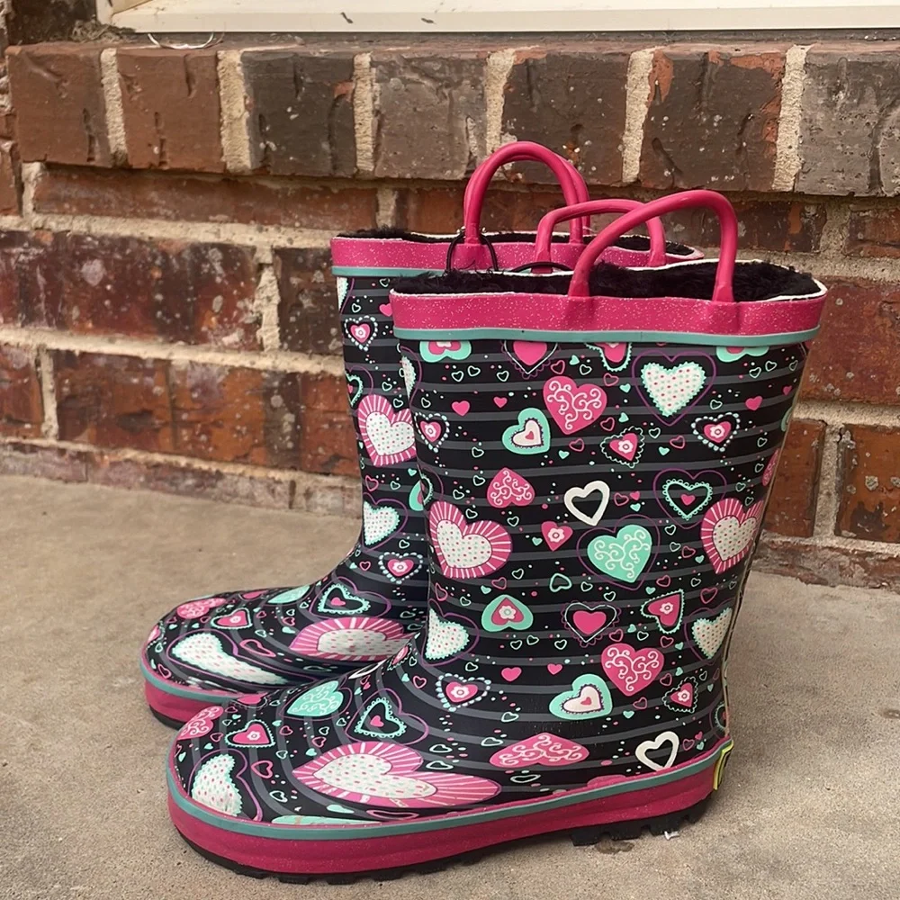 NWT Western Chief Plush Lined Rain Boots! 13